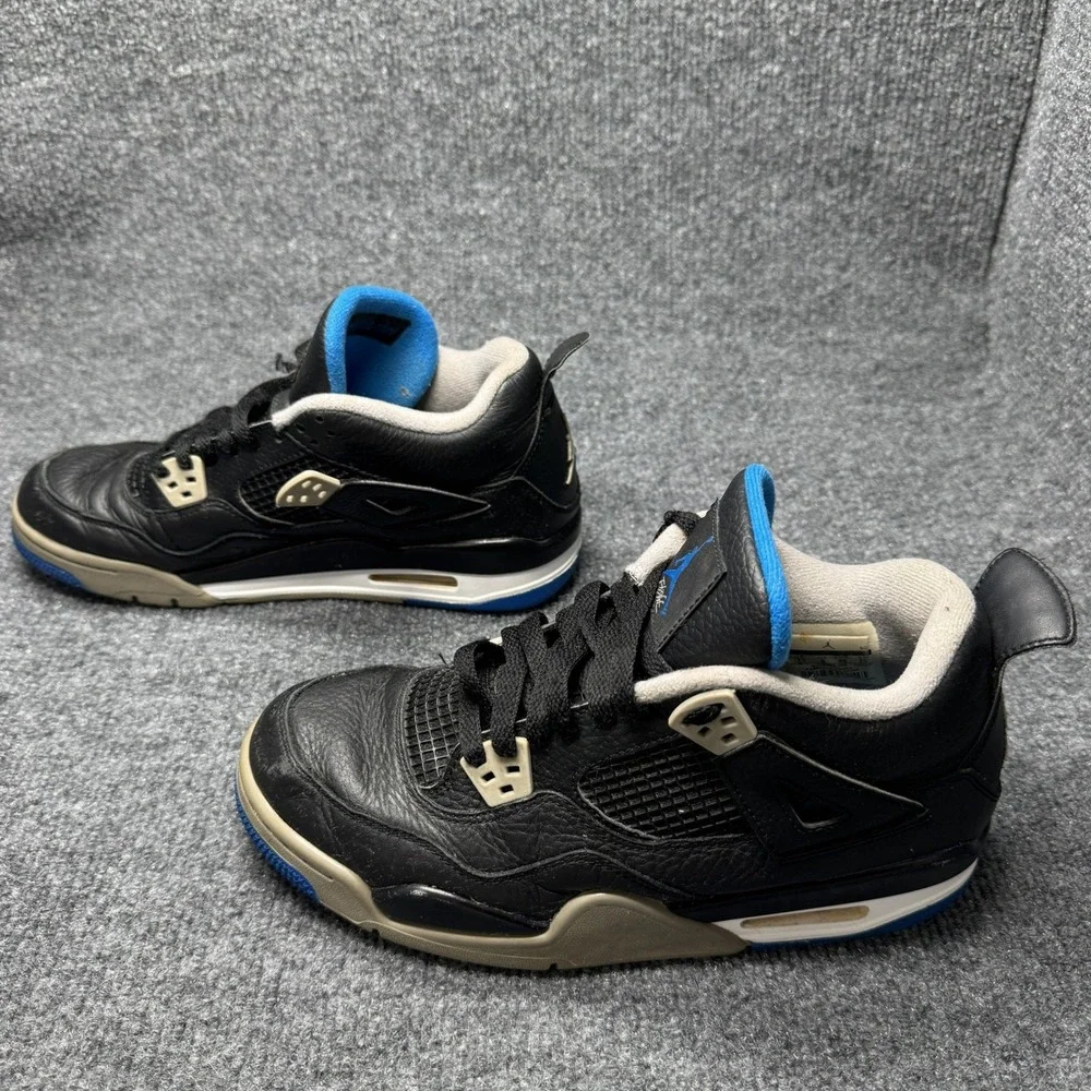 Jordan Air‎ Jordan 4 Retro GS 7Y Black Motorsport 408452-006
